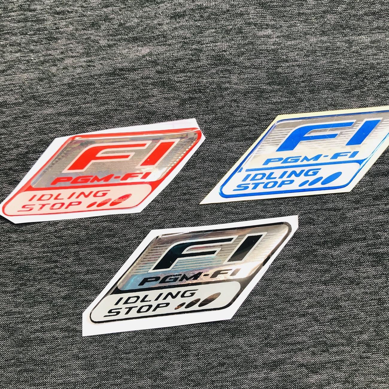 [HoT Sale] Logo chữ nổi dán xe - Logo FI (màu Đen) - Logo FI
