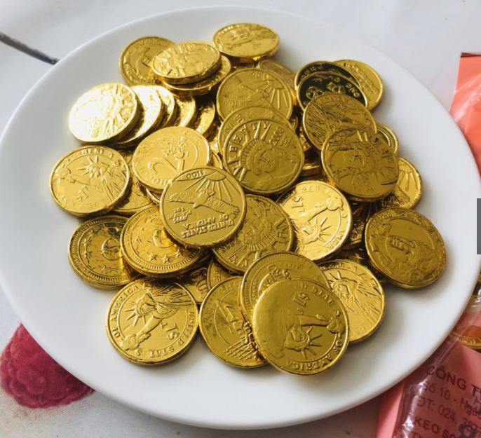 kẹo socola đồng tiền 100g