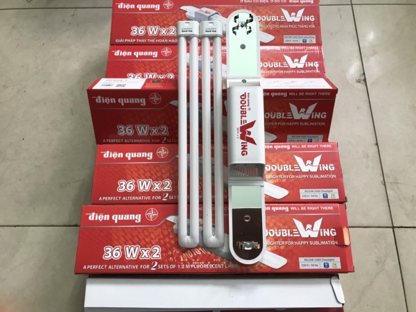 1 Bộ đèn Double Wing Điện Quang 2x36W (Ánh sáng trắng) DW