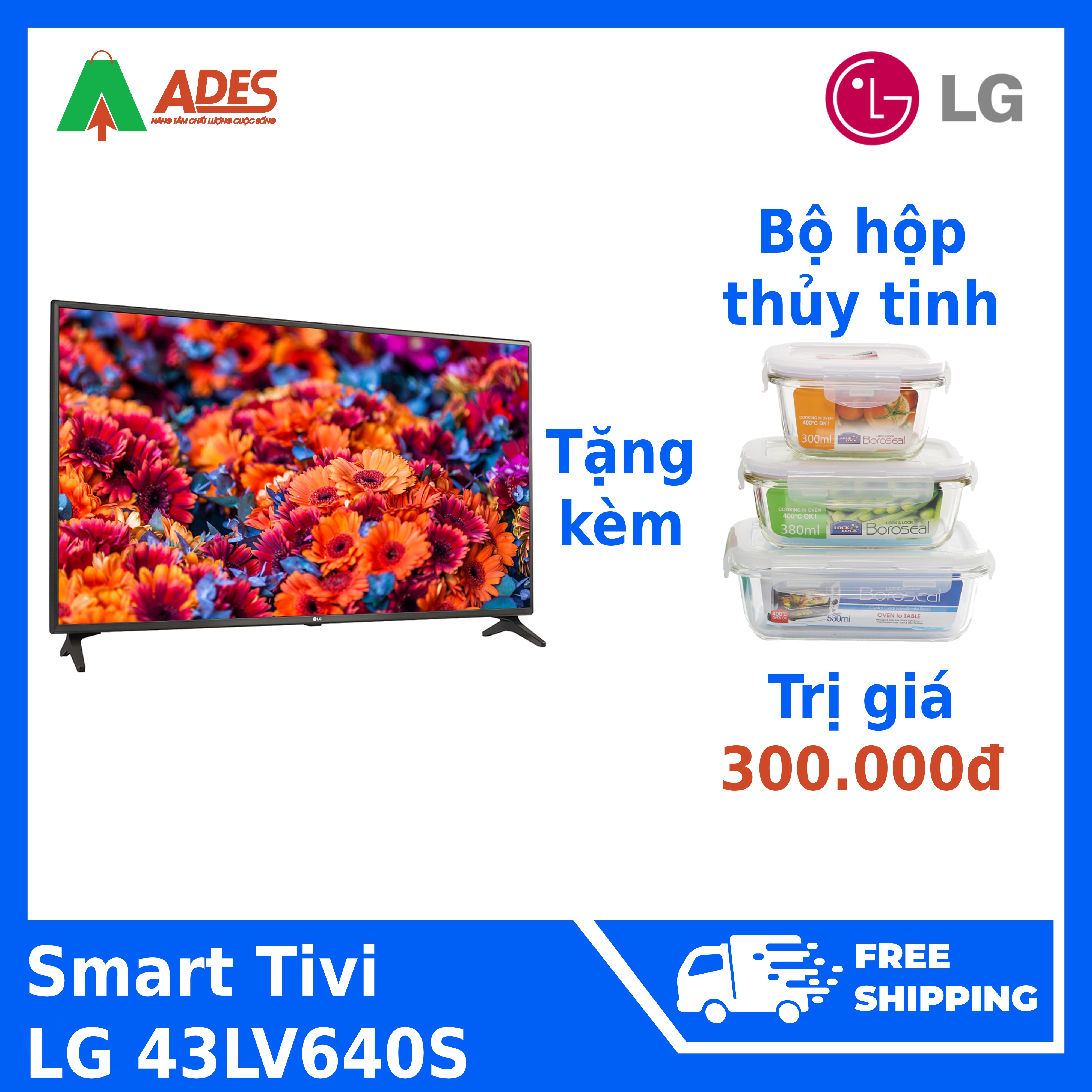 Smart Tivi LG 43LV640S