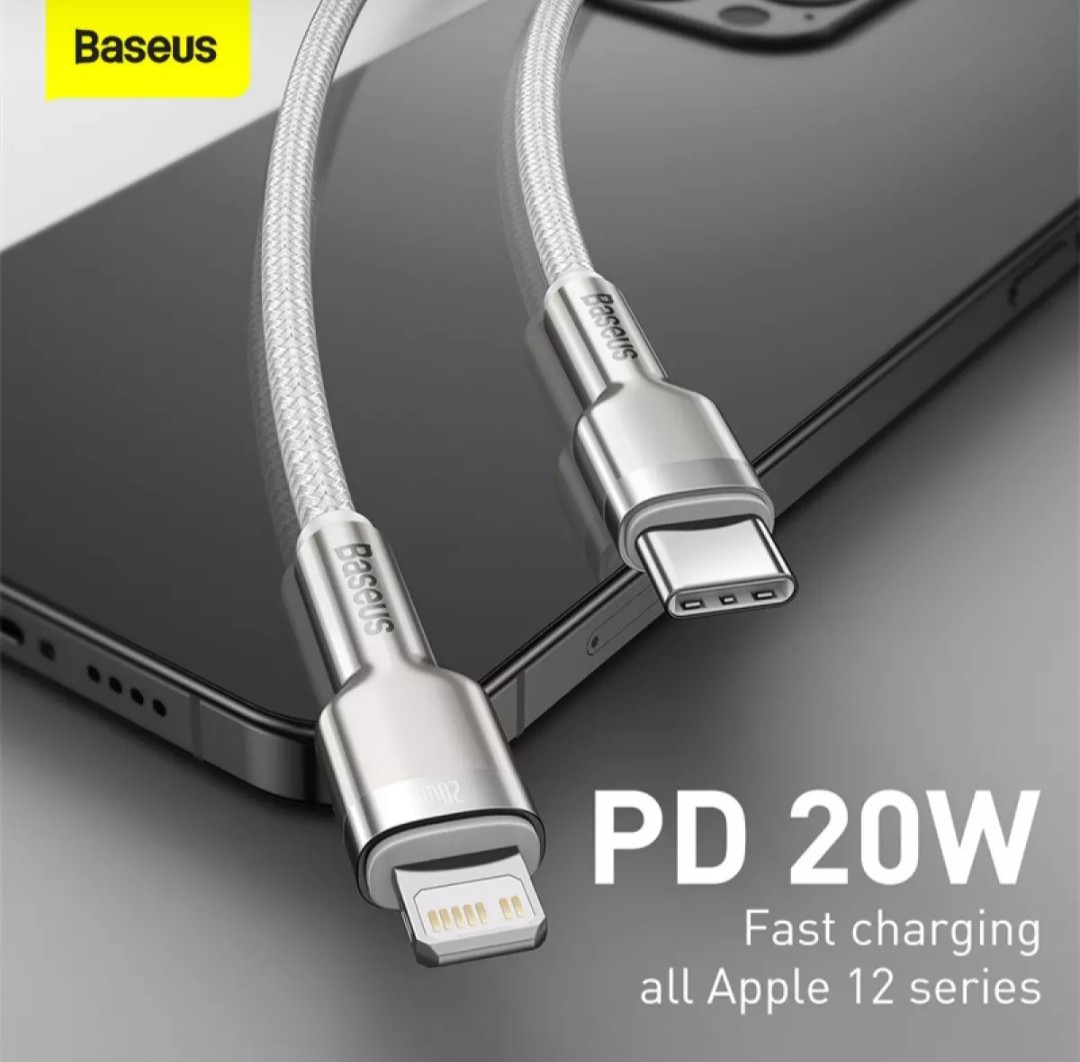 Cáp sạc nhanh PD Lighting 20W Full Metal cho Iphone 12