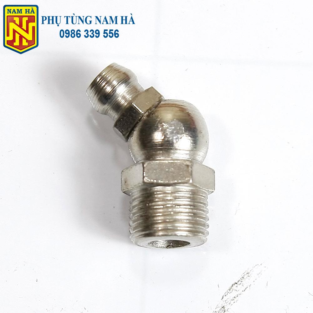 (Loại tốt) - 5 Vú bơm mỡ bò M10 cong 45