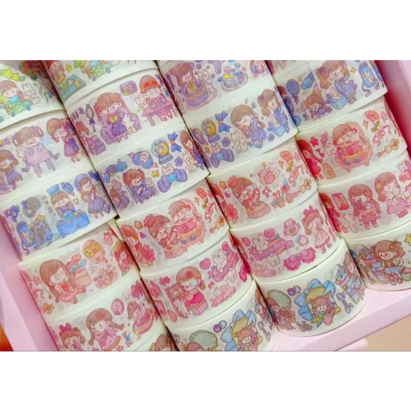 Cuộn washitape (sticker cuộn) size 2.5cm mã S/Z53
