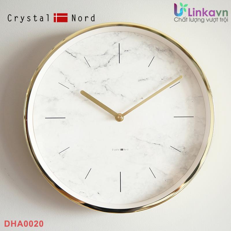 Đồng hồ trang trí treo tường nghệ thuật DHA0020 – Chất liệu cẩm thạch cao cấp