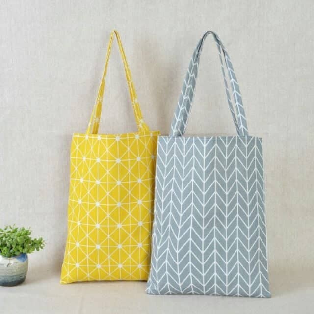 [HCM]VẢI BỐ/VẢI CANVAS HỌA TIẾT Ô CỜ VÀNG