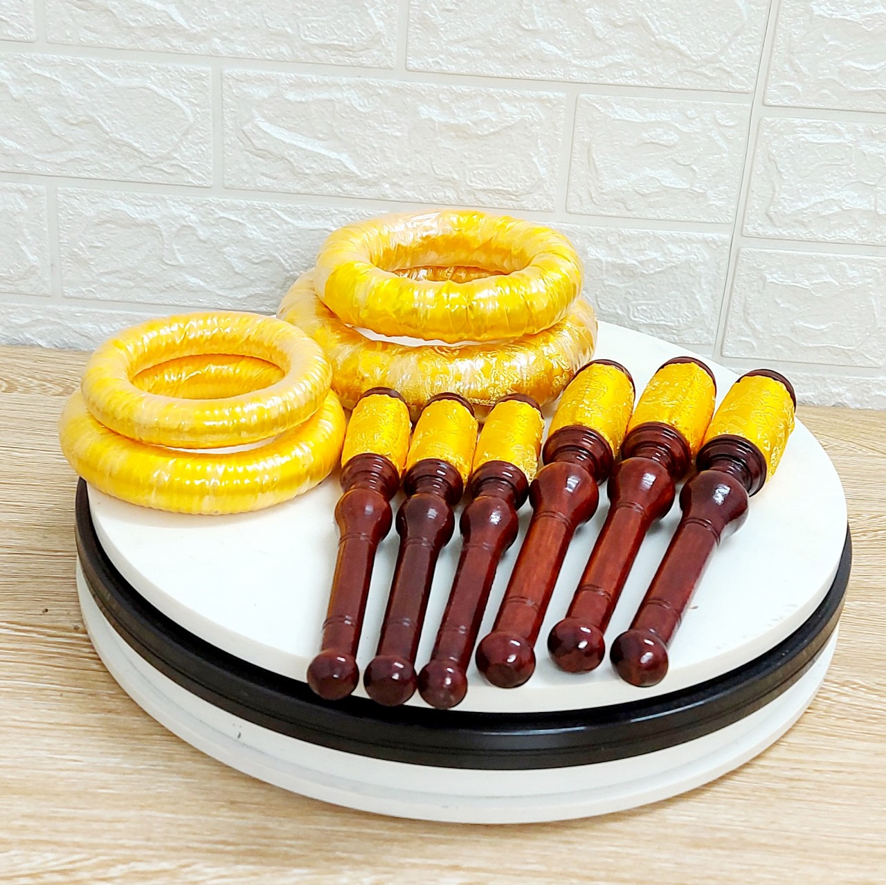 Dùi Đế Chuông Mõ Bọc Gấm Đẹp