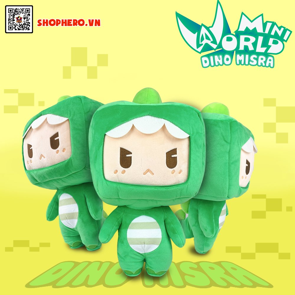 Gấu bông Mini World Khủng Long