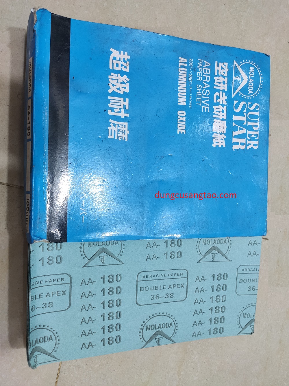 Giấy chà nhám khổ A4 / Giấy nhám bạc A4