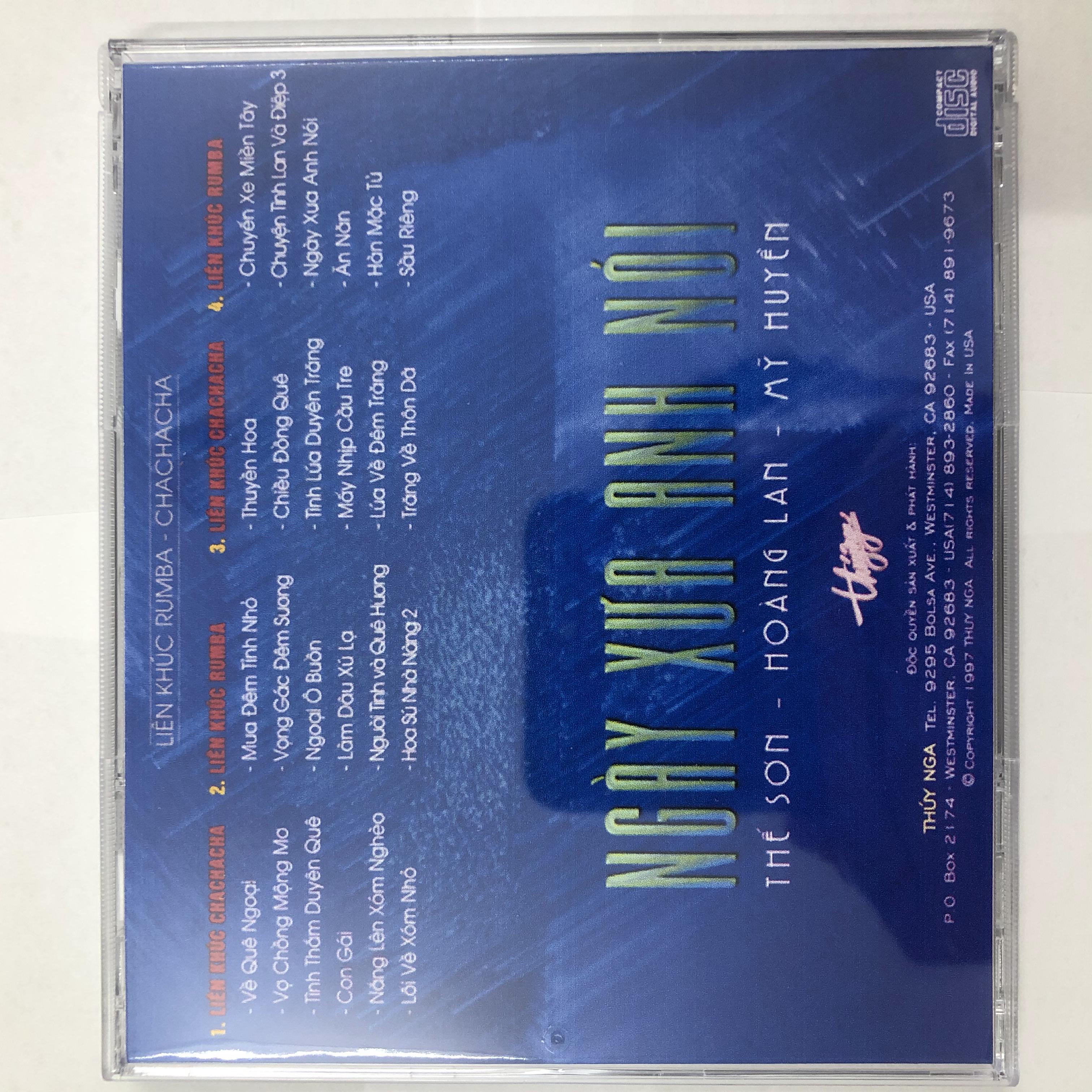 [HCM]CD Thúy Nga CD149 - Liên Khúc Ngày Xưa Anh Nói