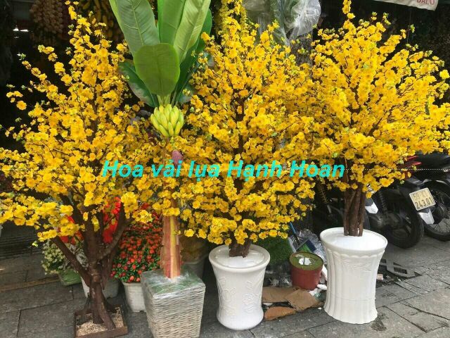 Cành hoa anh đào dài 1m - Hoa giả