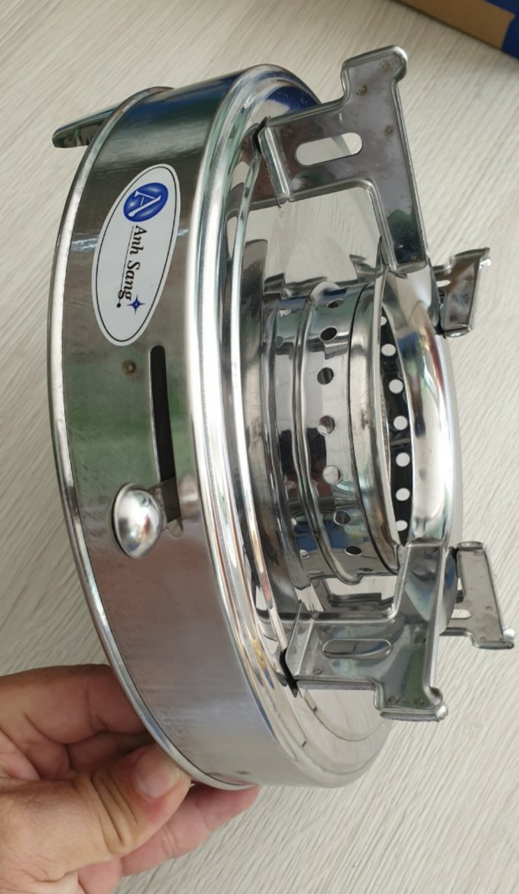 Bếp cồn inox Ánh Sáng size 23 cm