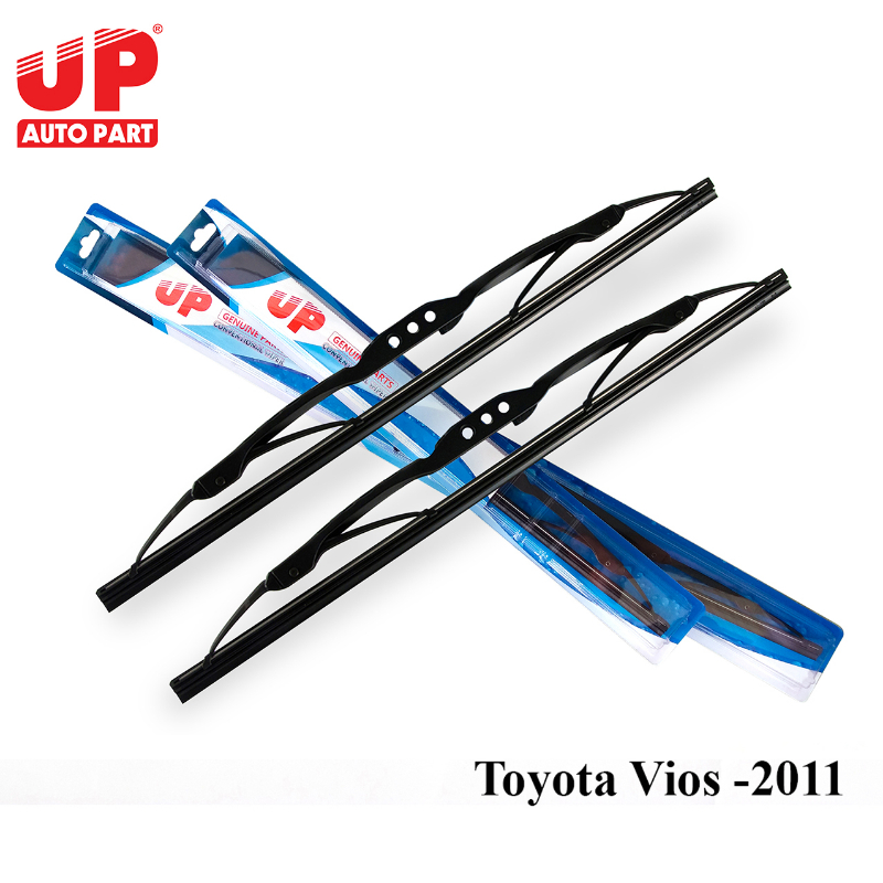 Bộ 2 cần gạt mưa ô tô toyota vios -2011 xương cứng up genuine