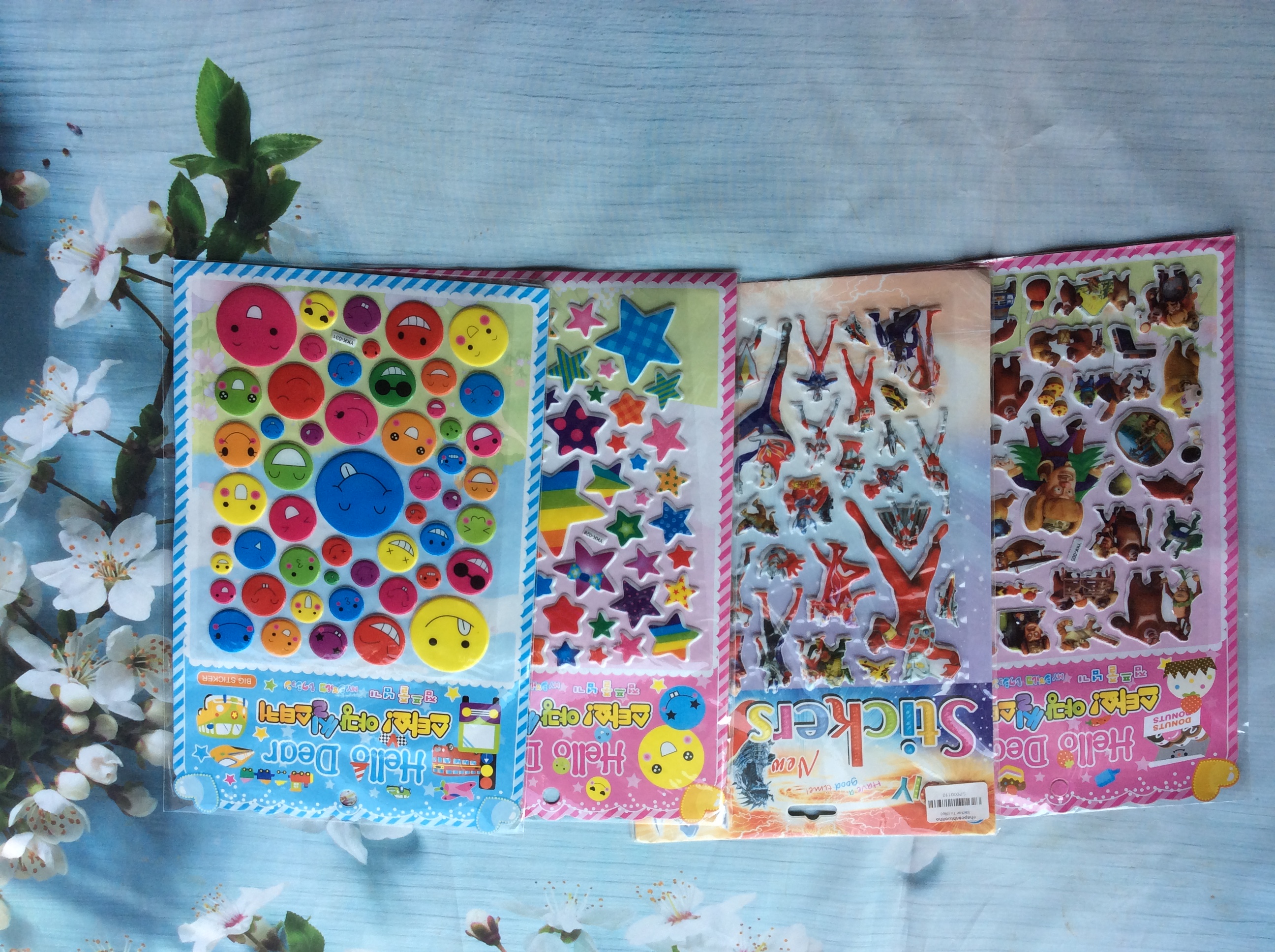 Sticker,hình dán trang trí nhiều hình đủ size lựa chọn - 1 Tập