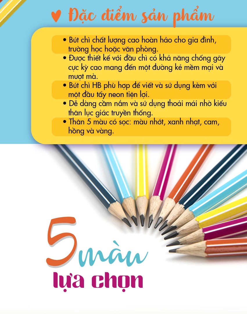 Chì gỗ STABILO Pencil 160 PC2160D-HB
