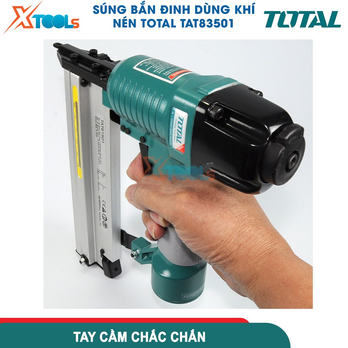 SÚNG BẮN ĐINH DÙNG KHÍ NÉN TOTAL TAT83501 XTOOLS