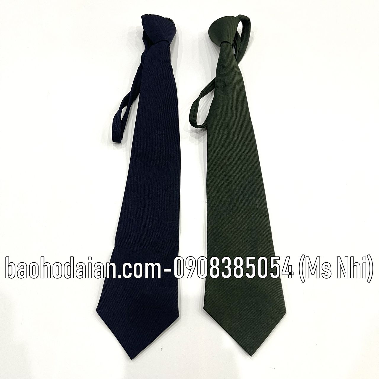 Cà vạt dây rút chất liệu vải cát mềm đẹp