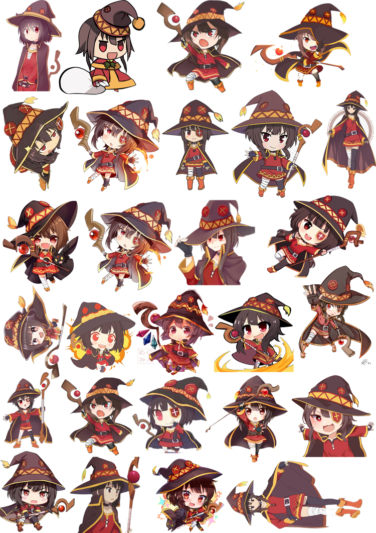 sticker Megumin/ hình dán Megumin