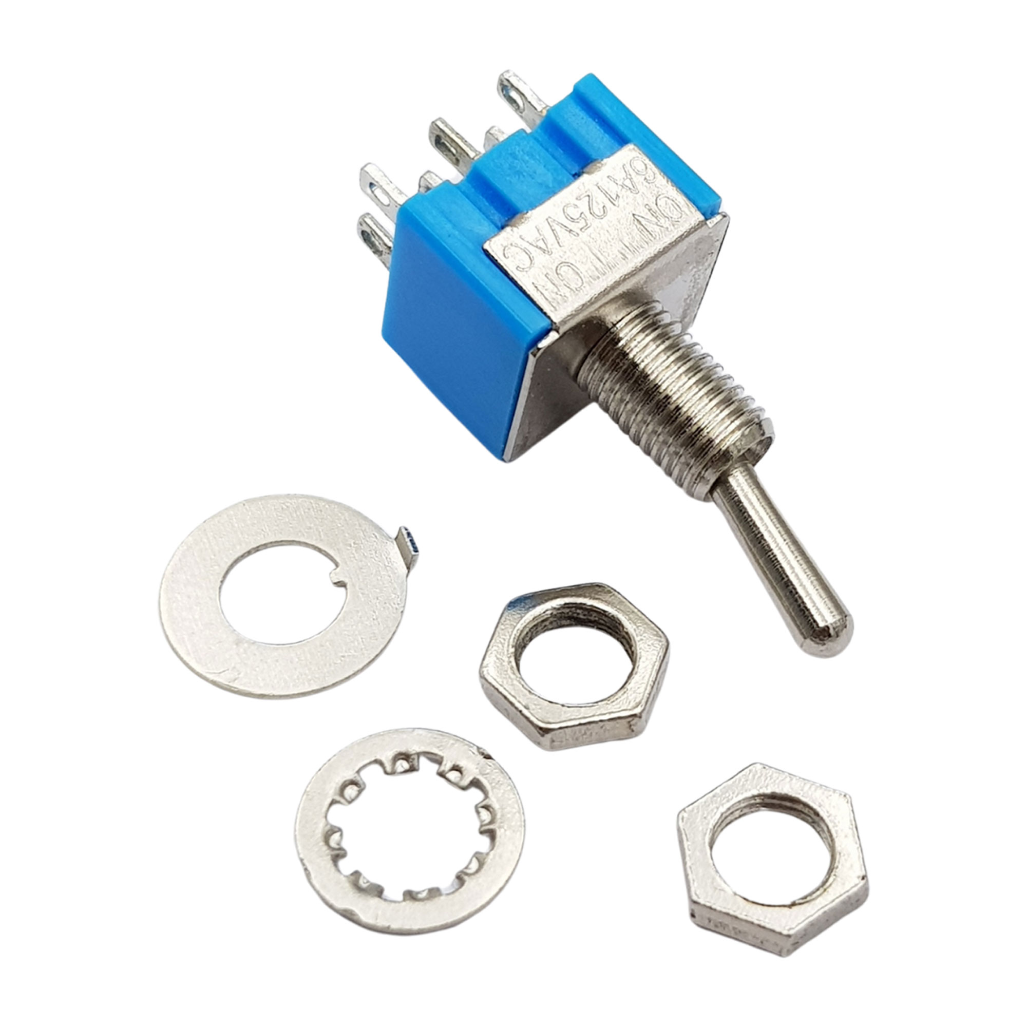 Bộ 2 công tắc gạt 6 chân 6A