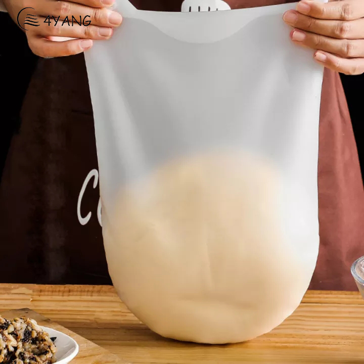 Túi Nhào Bột Silicon Chịu Nhiệt Cao Và Túi Nhào Bột, Túi Nhào Bột Silicon Túi Bảo Quản Trộn Bột Dụng Cụ Làm Bánh Nhà Bếp Cho Bánh Mì Bánh Pizza Và Bánh Ngọt Dụng Cụ Làm Bánh