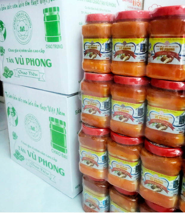 Chao môn tiêu xanh Vũ Phong