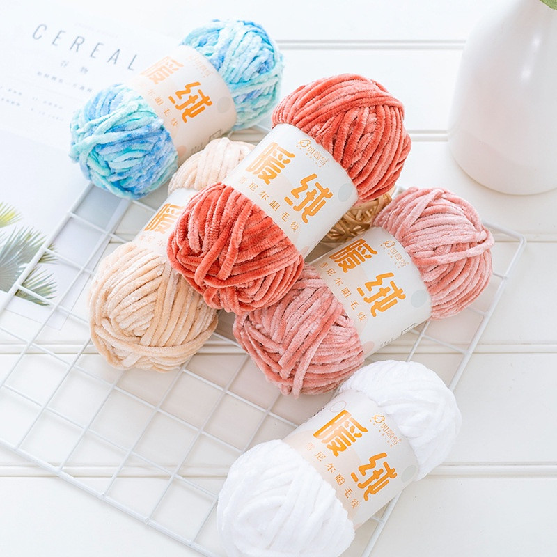 Len Nhung Chenille 6mm- 100g/c