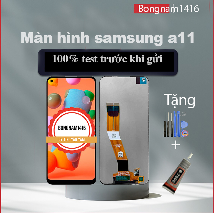 Màn hình samsung a11 tặng kèm bộ sửa 8 trong 1 và keo dán Màn