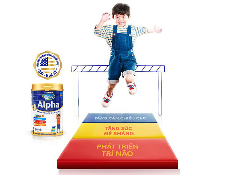 Sữa bột Vinamilk Dielac Alpha Step 2 900g