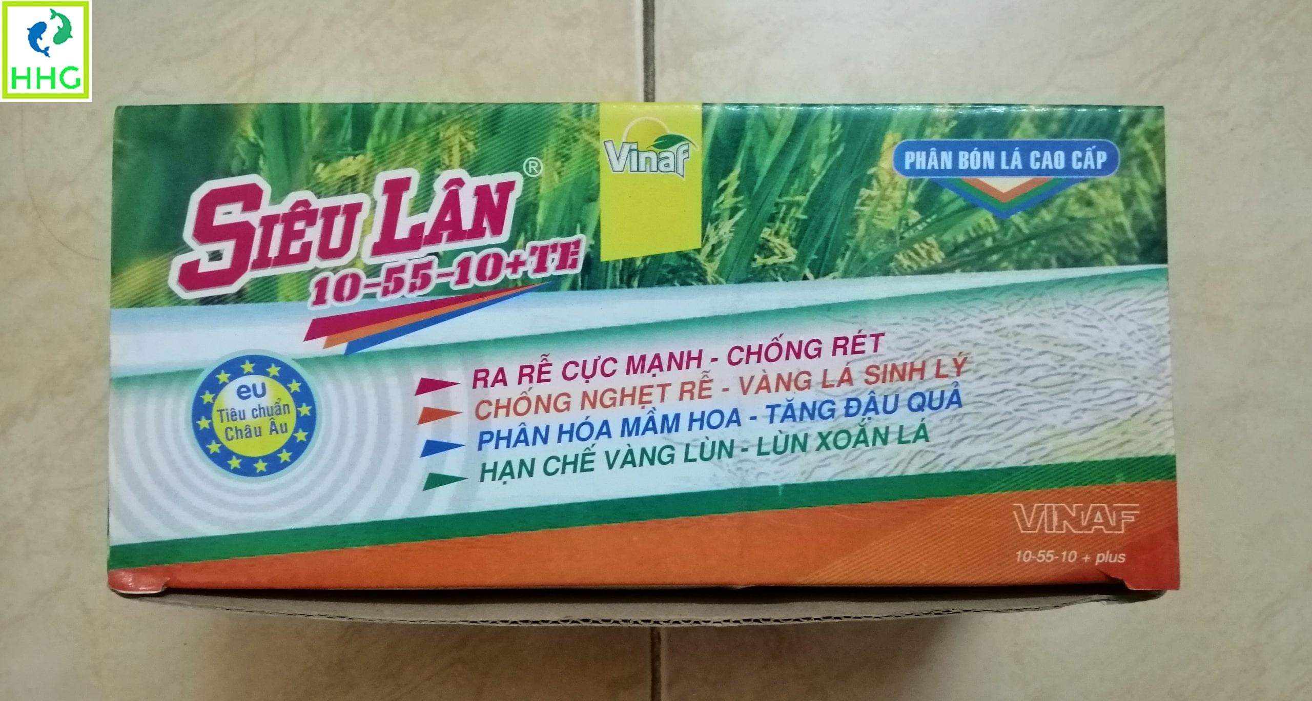 10 GÓI PHÂN BÓN SIÊU LÂN 10-55-10+ TE