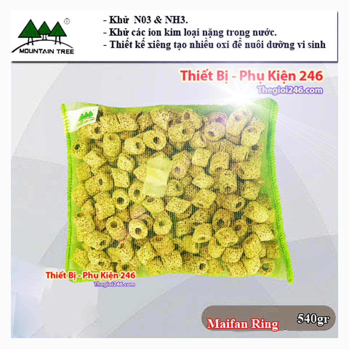 Sứ c ao cấp Maifan Ring – Khử Nitrate ( N03 ) và Amoniac ( NH3 ) Mountain Tree