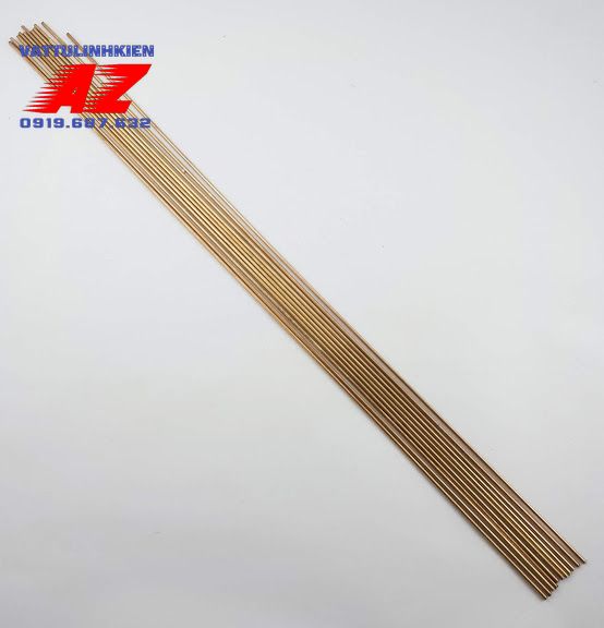 SET 10 que hàn đồng vàng tròn 2.5mm x 50cm