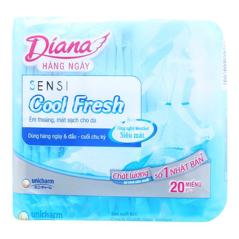 Băng vệ sinh Sensi cool (8 miếng/ gói) có cánh