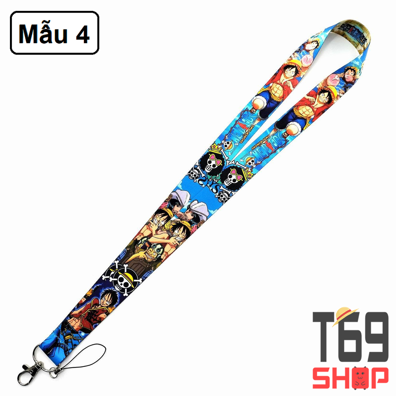 Móc khóa dây strap, dây đeo thẻ anime One Piece [T69 Shop]