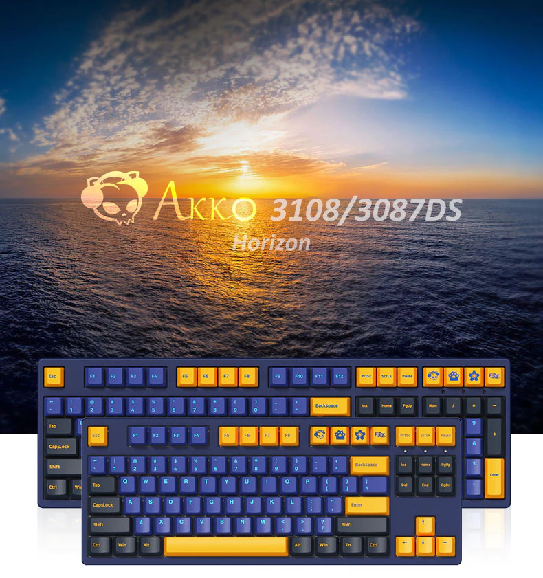 Bàn phím cơ AKKO 3087 v2 DS Horizon (Akko switch v2)