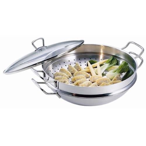 [Trả góp 0%] Chảo Xào - Hấp WMF Wok Macao 36cm