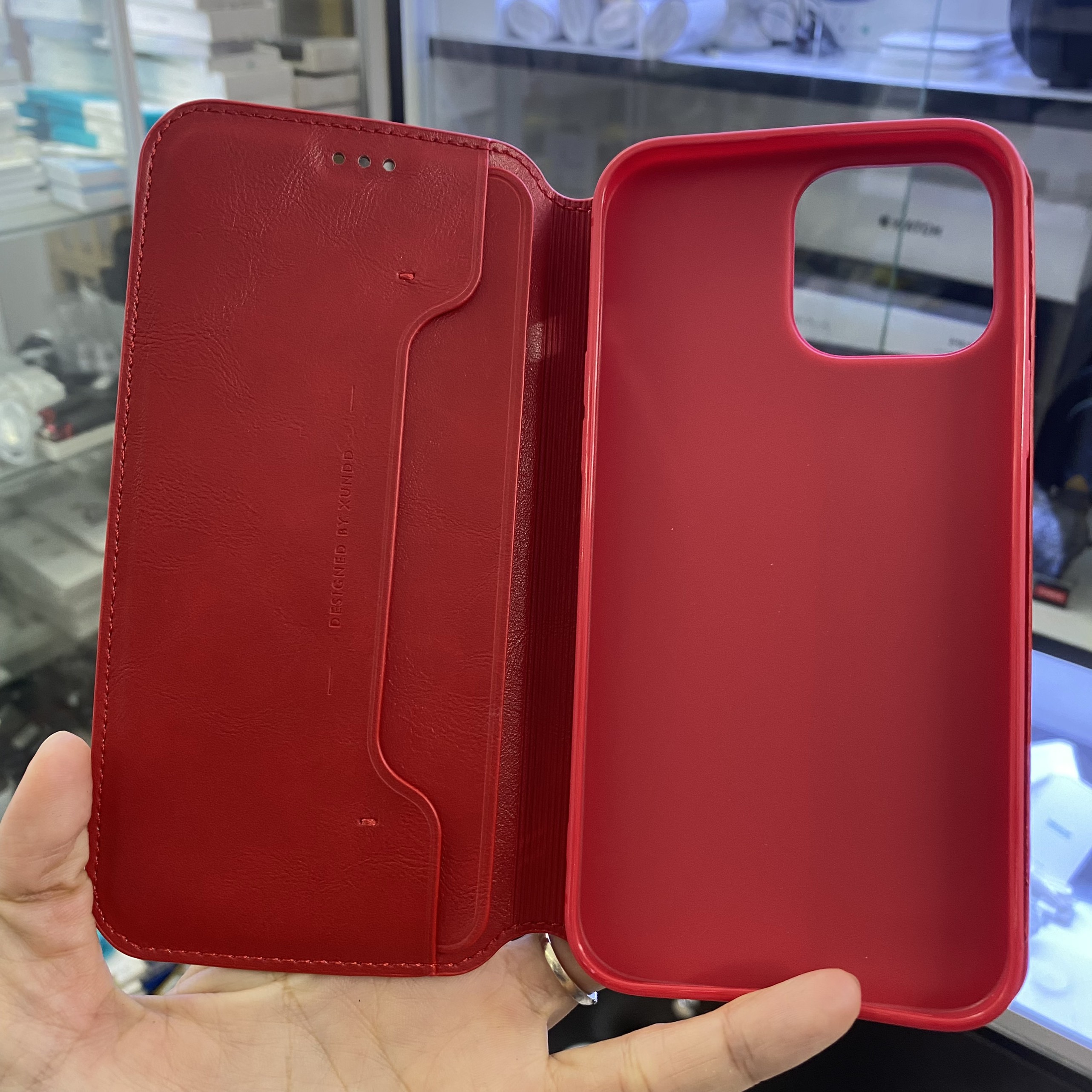 Bao da iPhone 13 XUNDD mềm chính hãng