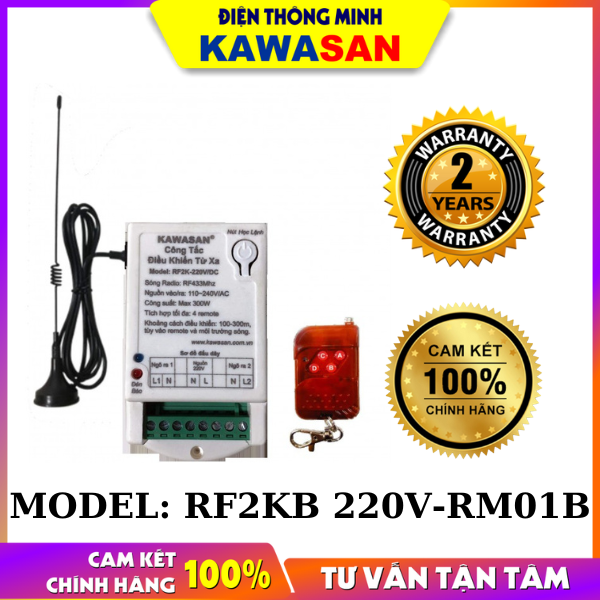 CÔNG TẮC ĐIỀU KHIỂN TỪ XA - 2 KÊNH-RF2KB