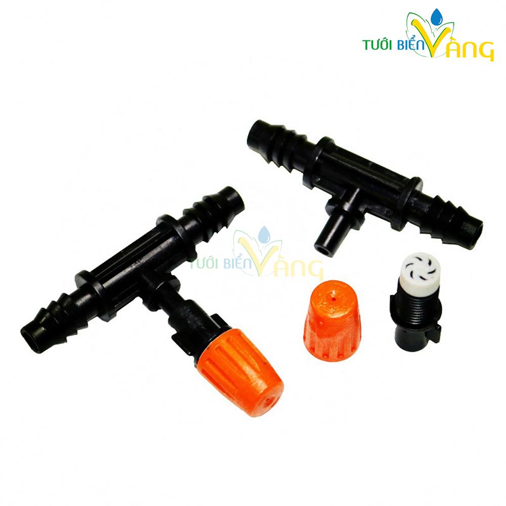 15 béc phun sương nối ống mềm 10mm