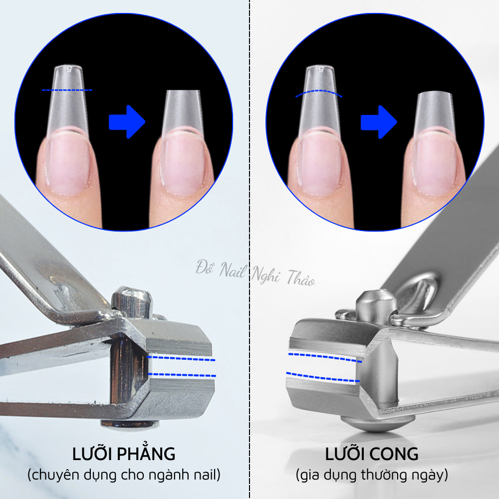 Bấm móng tay đầu phẳng