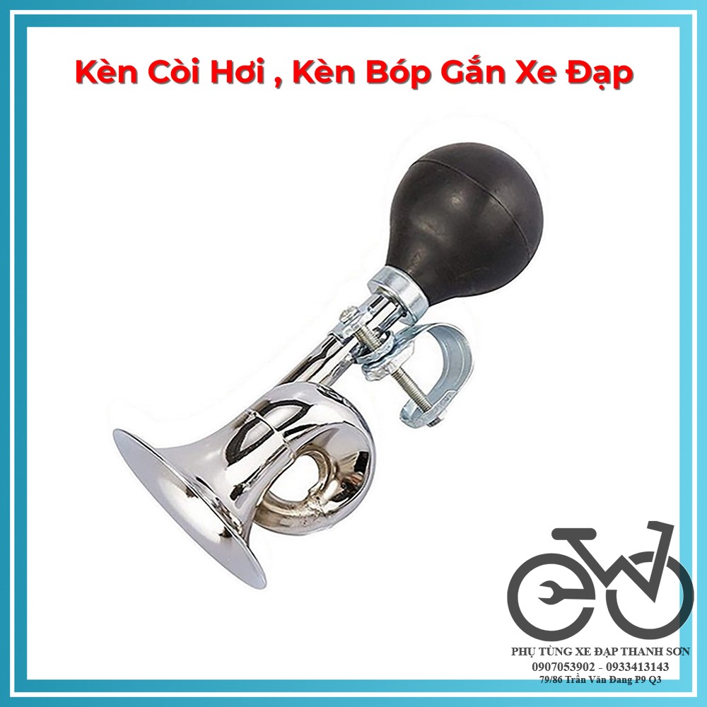 Còi Hơi Phong Cách Vintage Cho Xe Đạp