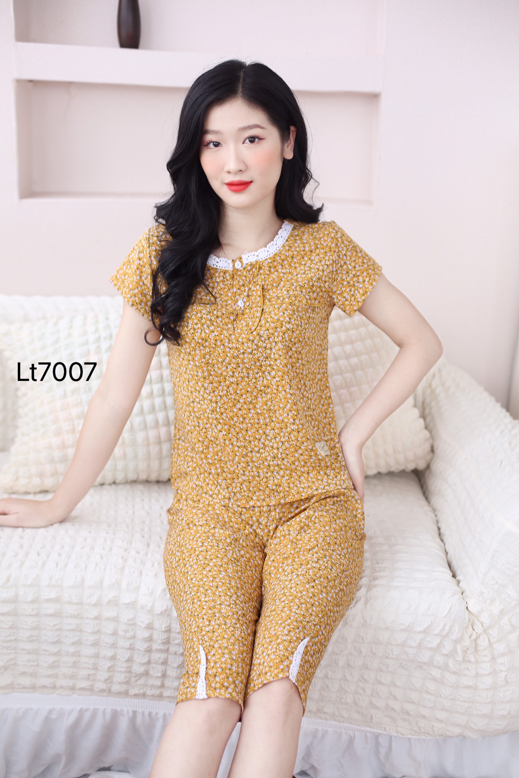Quần áo mặc nhà,đồ bộ  nữ chất lụa thái mềm mát