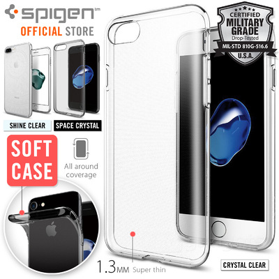 Ốp iPhone SE(2020) / 7 / 8 -  7 / 8 Plus Iphone Spigen Liquid Crystal - Hàng Chính Hãng