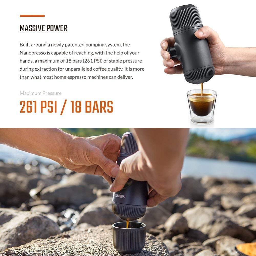 Máy pha Cafe cầm tay cao cấp Wacaco Nanopresso