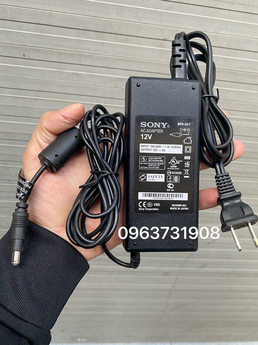 Adapter nguồn sony 12V 5A