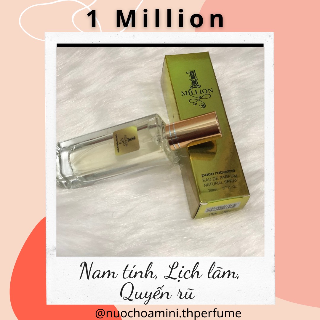 Nước Hoa Nam mini 1 Million 20ml