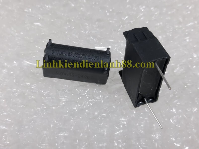 Tụ bếp từ mkph 0.27uf 630vac 1200vdc dáng đứng mới !
