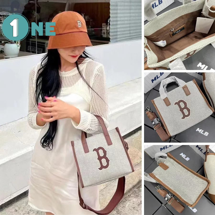 Túi Xách MLB NY Basic Big Logo Canvas Bucket Bag Full Tag Mac