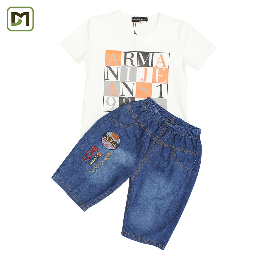 Quần Short Jean giả túi mềm cho bé Trai - Mẫu ngẫu nhiên size 15-30kg