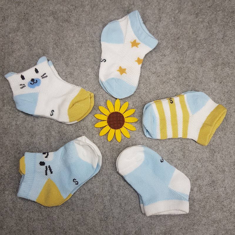 Set 5 đôi tất Kid tai mèo cho bé