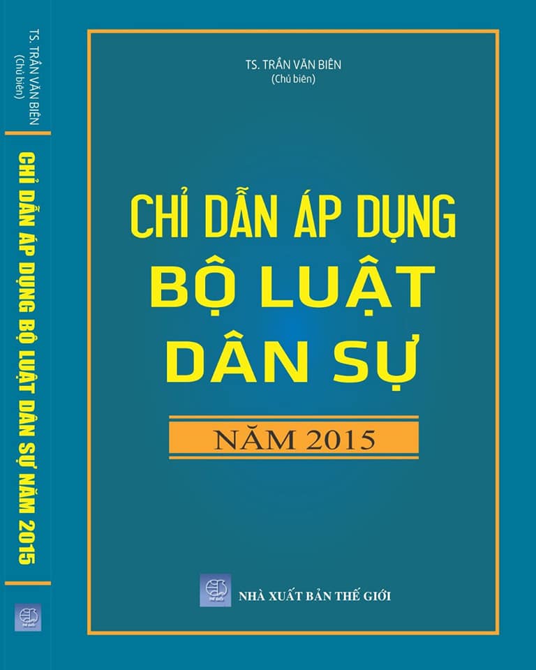 Chỉ dẫn áp dụng bộ luật dân sự năm 2015