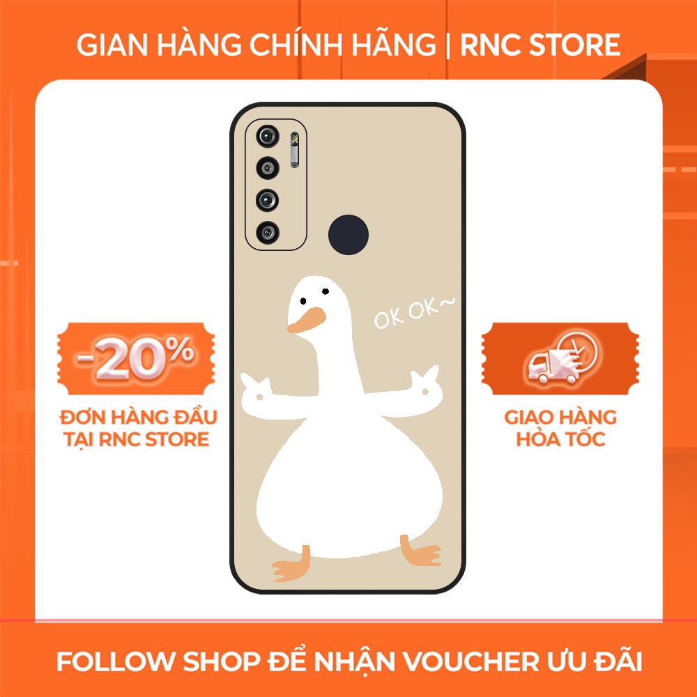 Ốp lưng vsmart joy 3/joy 4/bee 3/star 3/aris/....dẻo đen viền in hình vịt cặp